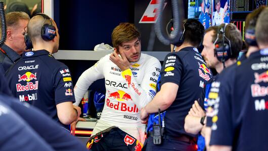 Max Verstappen am 19. Februar 2026 beim Pre-Season-Testing. 