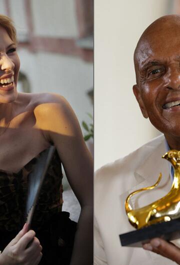 Kylie Minogue und Harry Belafonte