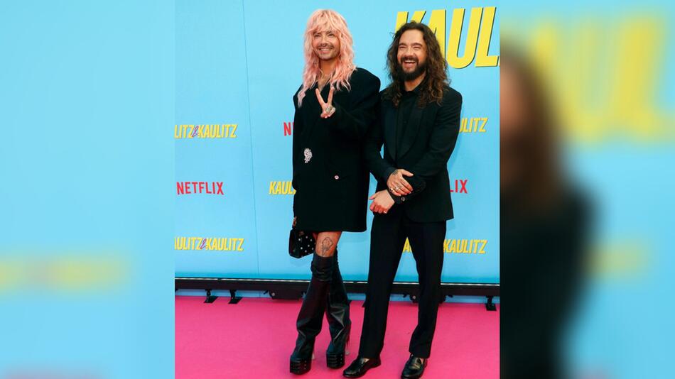Tom (r.) und Bill Kaulitz bei der Premiere ihrer kommenden Netflix-Doku.