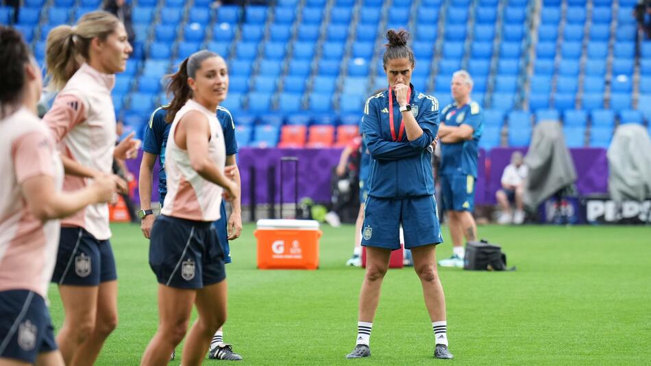 Vor dem Finale der Fussball-EM der Frauen - Training Spanien