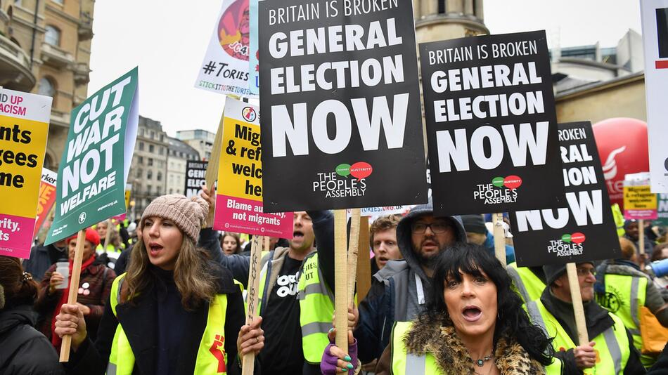 Demonstration in London