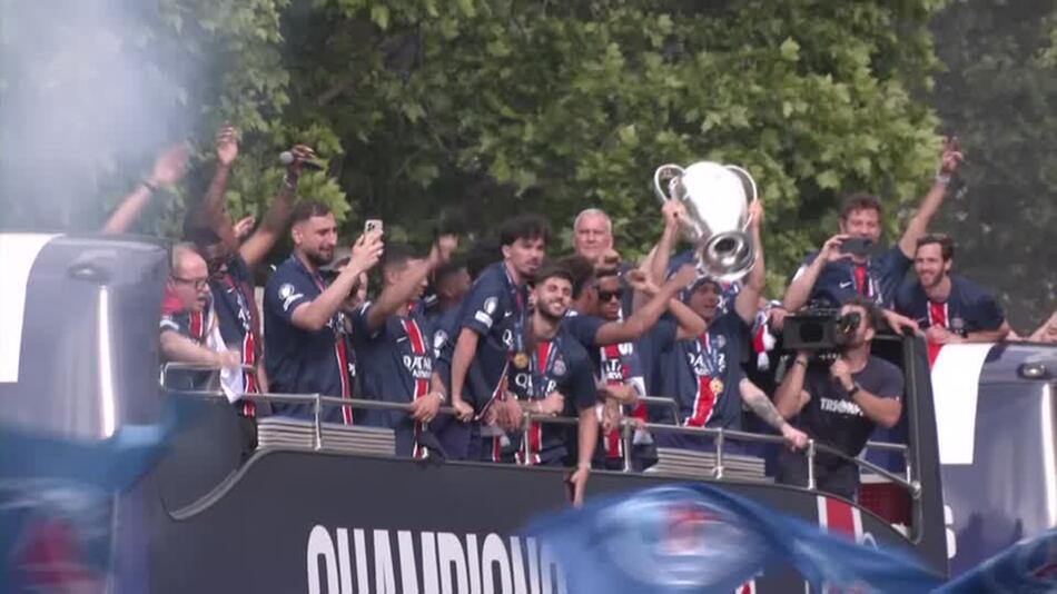 Paris feiert seine Champions