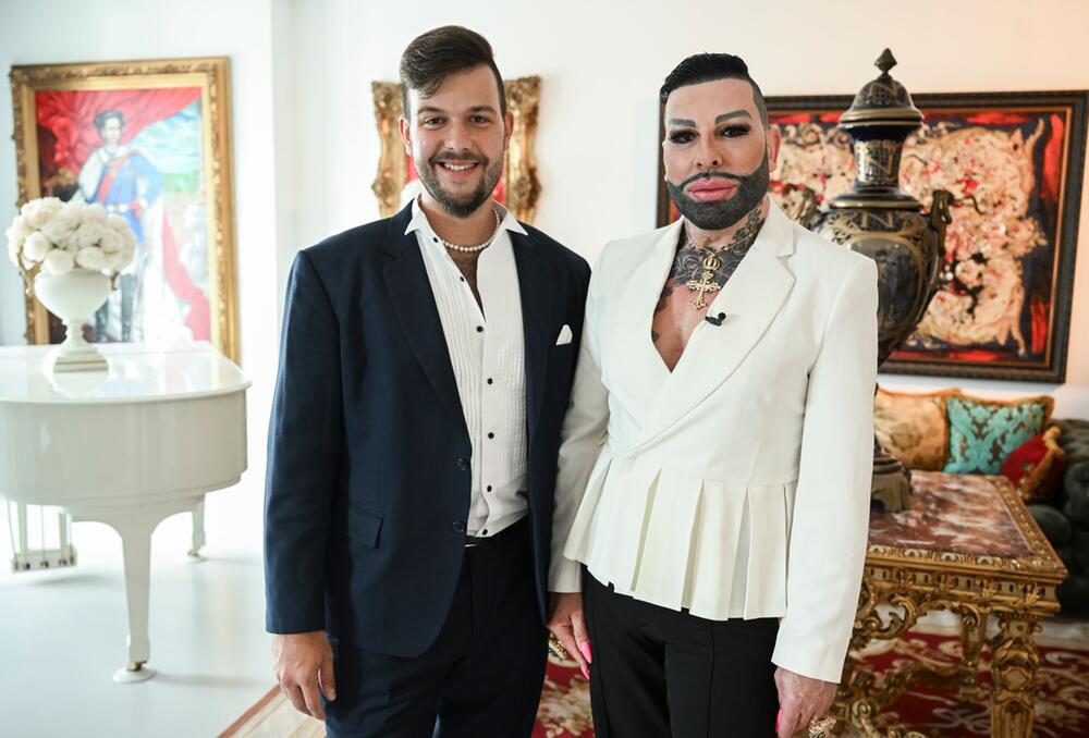 Harald Glööckler und Marc-Eric Lehmann