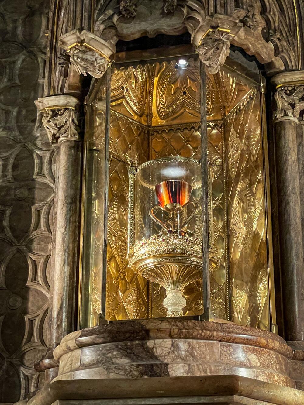 Kelch in der Kathedrale von Valencia