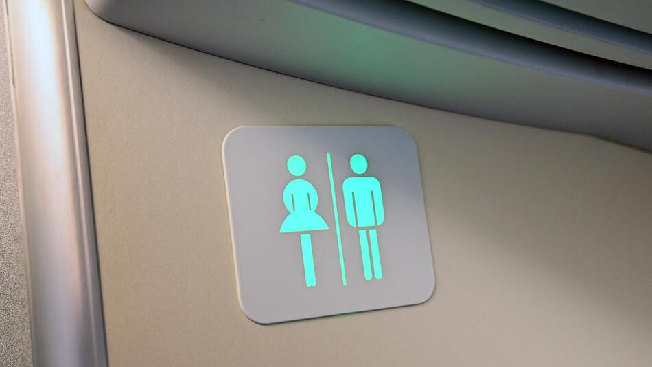 Flugzeugtoilette