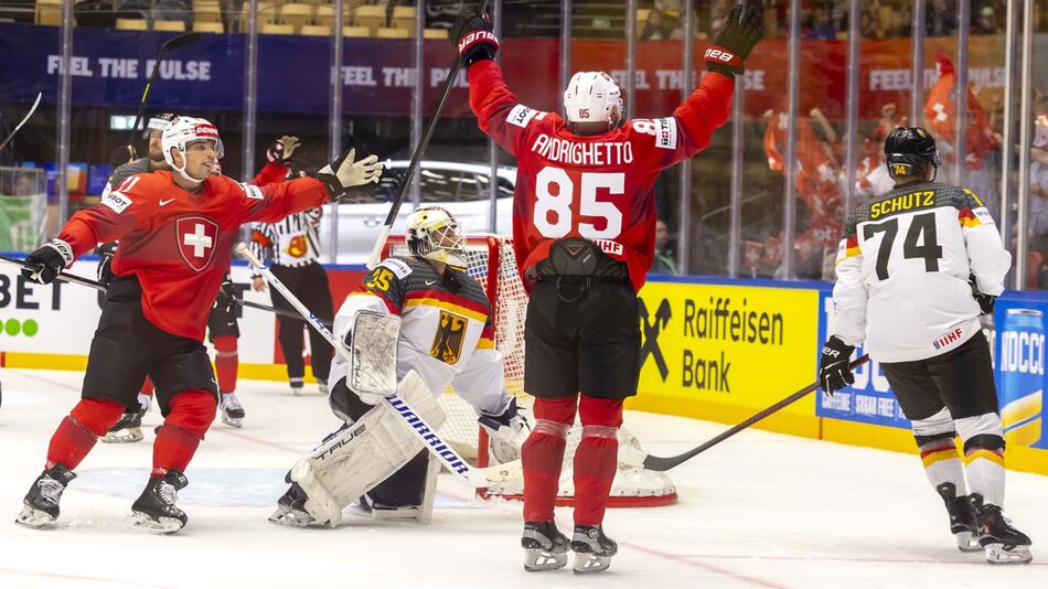 Eishockey-WM: Schweiz - Deutschland