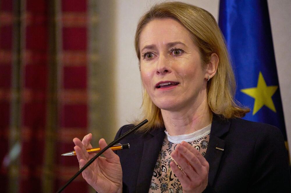 Die Hohe Vertreterin der Europäischen Union für Aussen- und Sicherheitspolitik Kaja Kallas