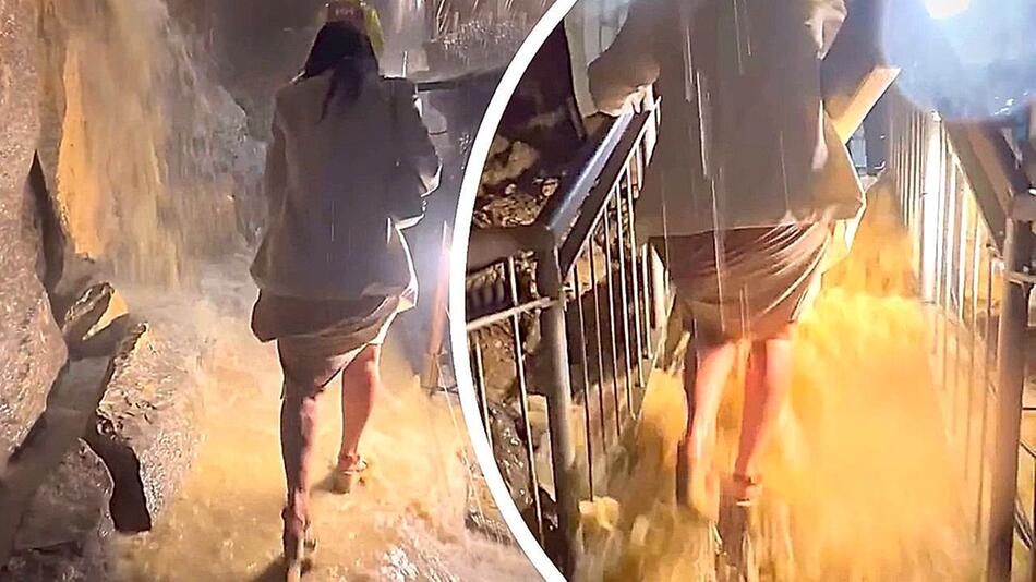 Fluten unter der Erde: Touristen in Nordirland aus überschwemmter Höhle gerettet