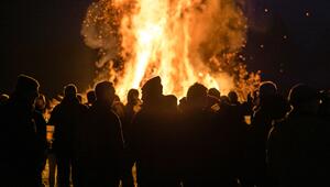Osterfeuer in Brandenburg