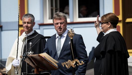 neu gewählte Landammann Pius Federer