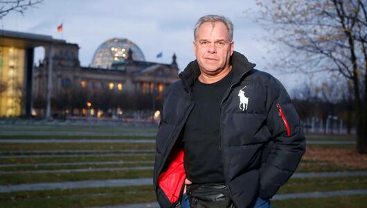 Ex-Personenschützer Rainer Schanz in Berlin