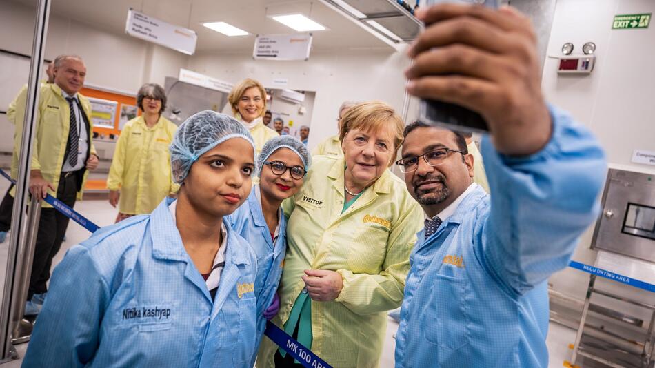 Merkel in Indien