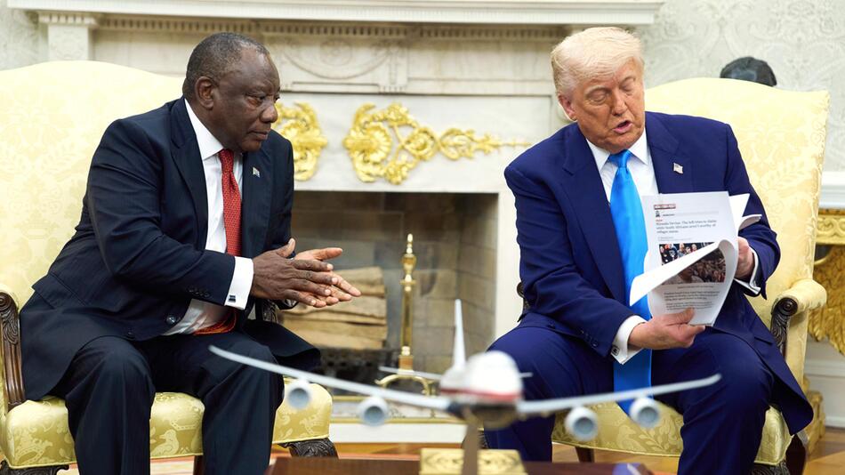 Donald Trump und Cyril Ramaphosa