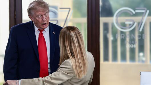 Donald Trump und Giorgia Meloni