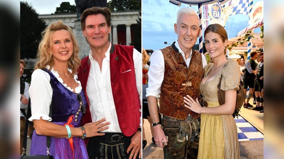 Veronica Ferres und Carsten Maschmeyer sowie H. P. Baxxter und Ehefrau Sara (v.l.) auf dem ...