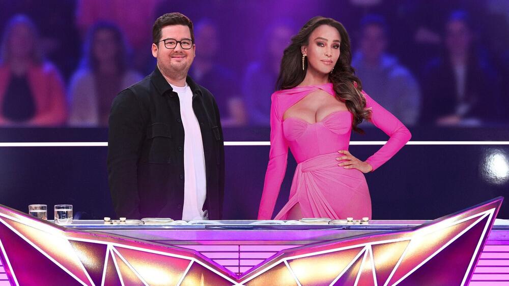 Verona Pooth und Chris Tall sind das neue Rateteam bei "The Masked Singer".
