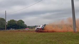 Überschlag mit Folgen: Rallye-Pilot Katsuta reisst in Paraguay Strommast um