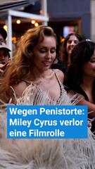 Wegen einer Penistorte: Miley Cyrus verlor diese Rolle