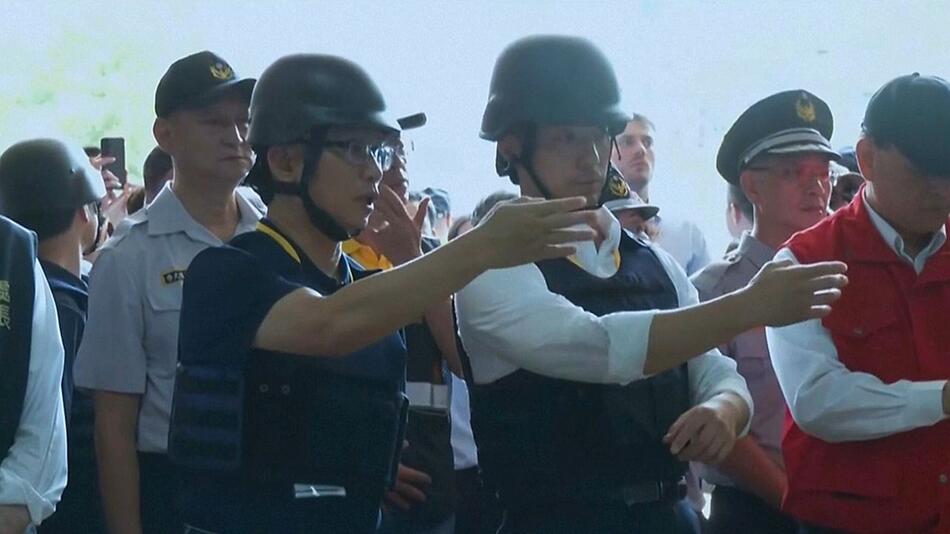 Luftschutzsirenen in Taipeh: Gross angelegte Ernstfall-Übung in Taiwan
