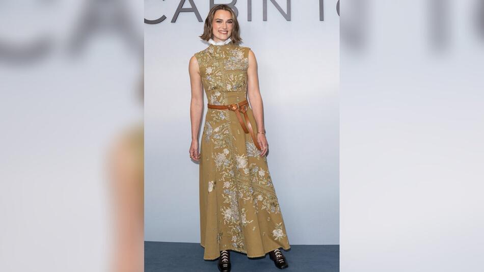Keira Knightley bei der Premiere von "The Woman in Cabin 10" in London.
