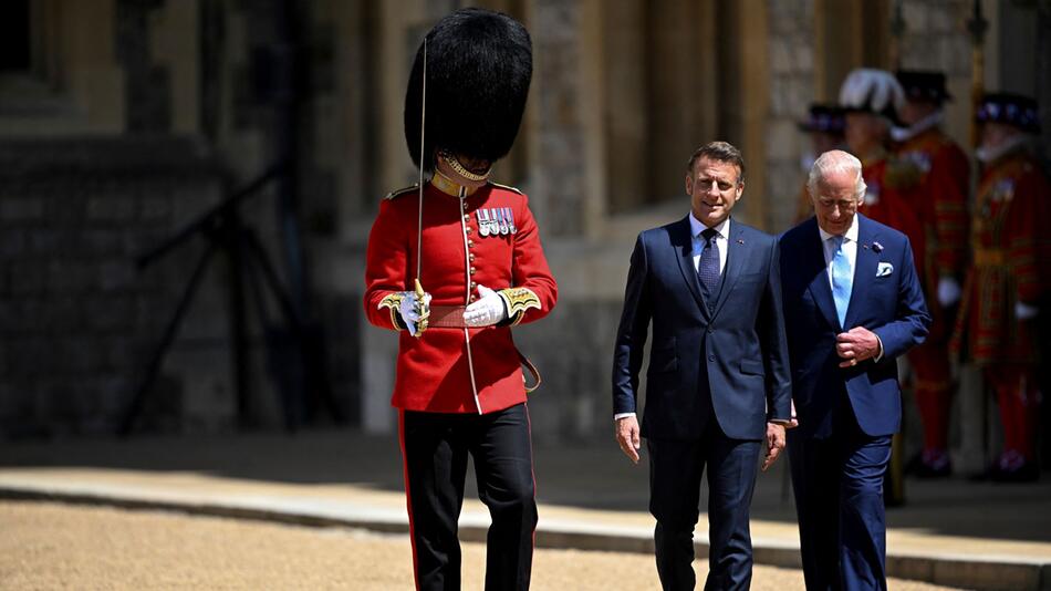 Frankreichs Präsident Macron in Grossbritannien