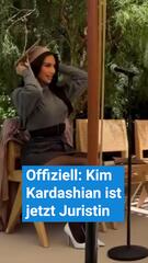 Kim Kardashian ist jetzt Juristin
