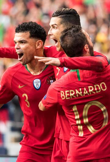Pepe Ronaldo und Bernardo Silva