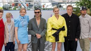 (v.l.): Laura Tonke, Fatih Akin, Diane Kruger und Matthias Schweighöfer lassen sich und den ...