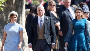 Prinzessin Eugenie, Prinz Andrew und Prinzessin Beatrice (v.l.).