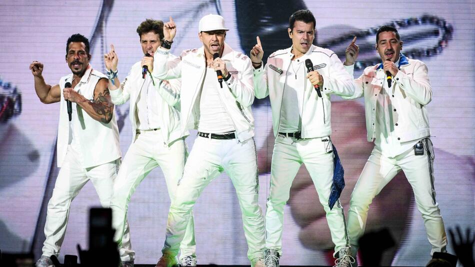 New Kids on the Block treten 2025 in Las Vegas auf.