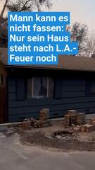 L.A.-Feuer: Ganzer Strassenzug abgebrannt – nur ein einziges Haus blieb verschont