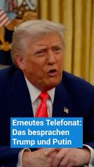 Erneutes Telefonat: Das haben Trump und Putin besprochen