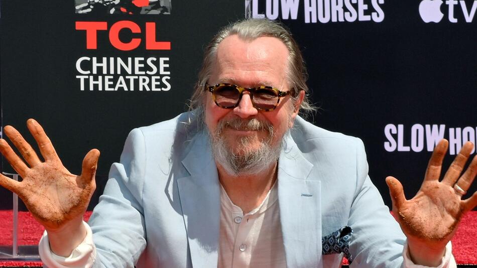 Gary Oldman bei der Fuss- und Handabdruckzeremonie in L.A.