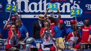 Hotdog-Wettessen in New York