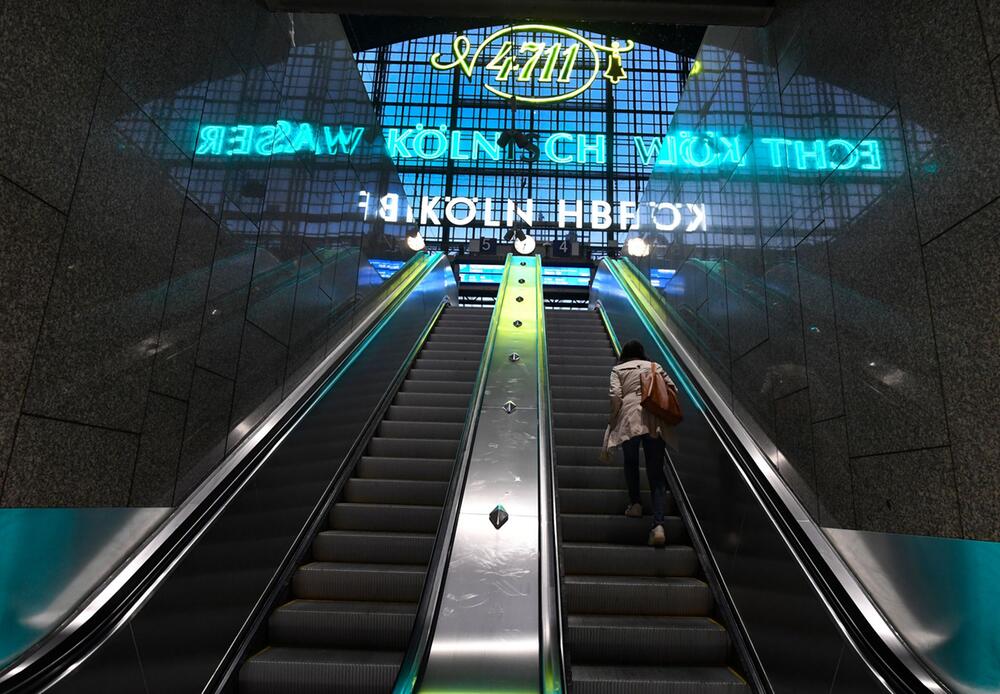 Rolltreppe in Köln