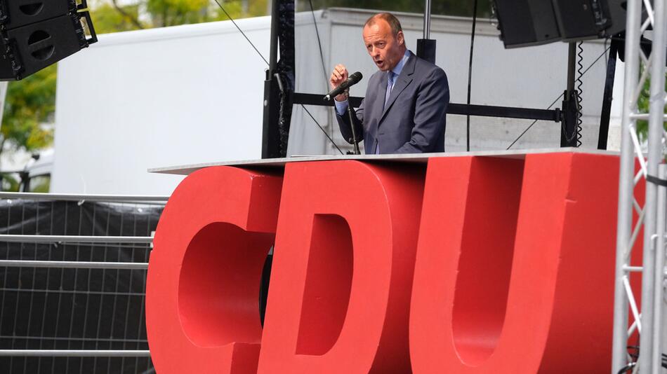 Wahlkampf CDU - Halle