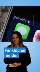 Funklöcher selbst melden