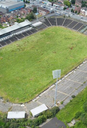 Der Casement Park ist eines der Stadien für die EM 2028.