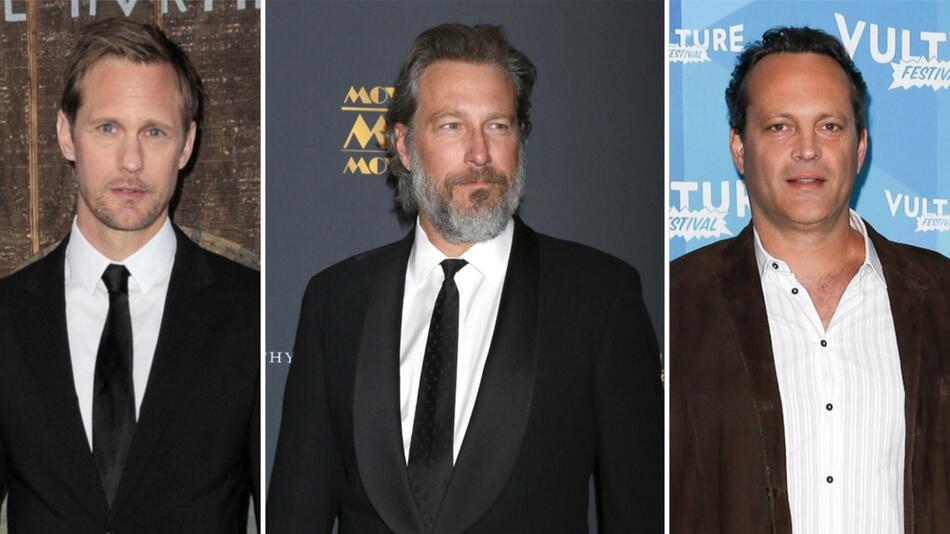 Alexander Skarsgård, John Corbett und Vince Vaughn (v.l.n.r.) besitzen alle ein Gardemass von ...