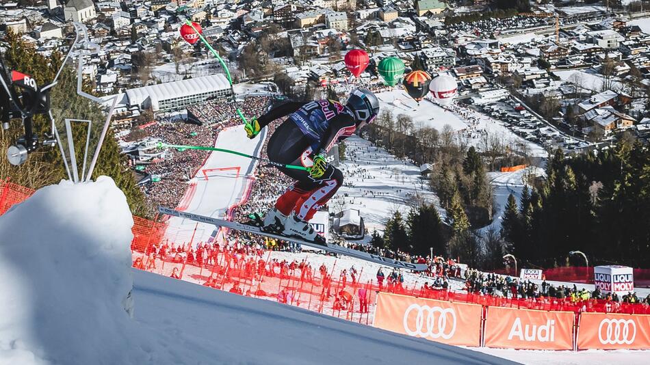 Ski alpin - Abfahrt der Männer in Kitzbühel