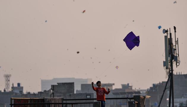 Drachenflug-Fest in Lahore