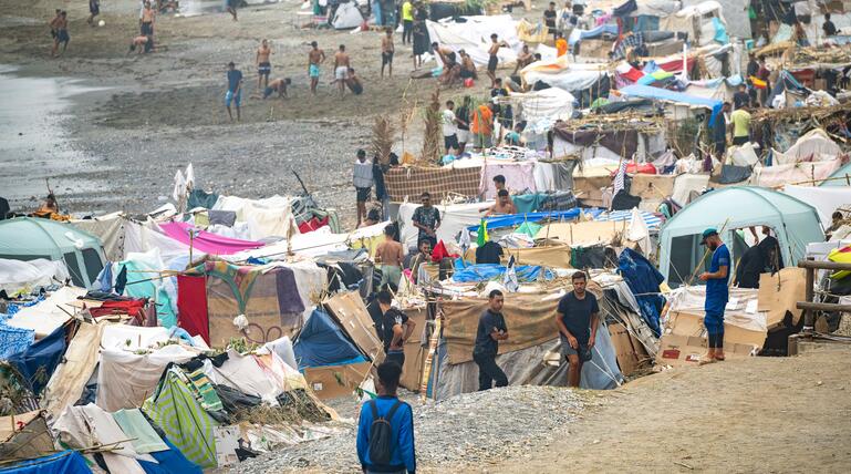Migranten in Ceuta
