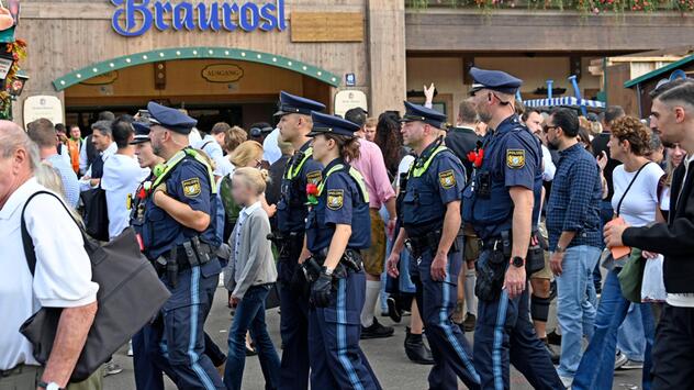 Polizisten auf dem Oktoberfest