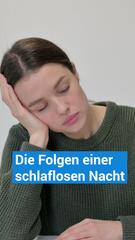 Eine Nacht nicht schlafen: Das sind die Folgen