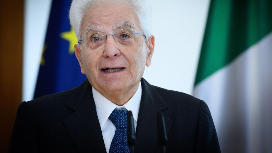 Italiens Präsident Sergio Mattarella