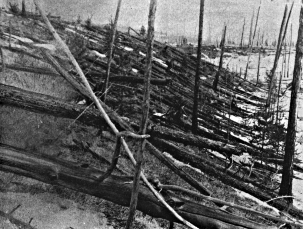 Über Tunguska drang ein Asteroid in die Erdatmosphäre ein
