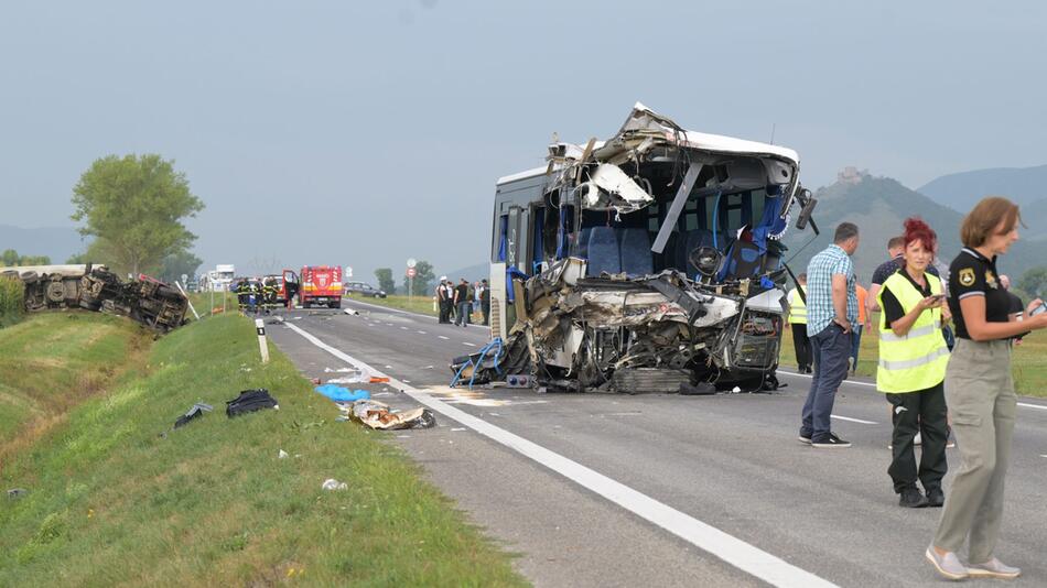 Busunfall in der Slowakei