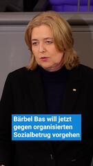 Bärbel Bas: Sie will gegen organisierten Sozialbetrug vorgehen