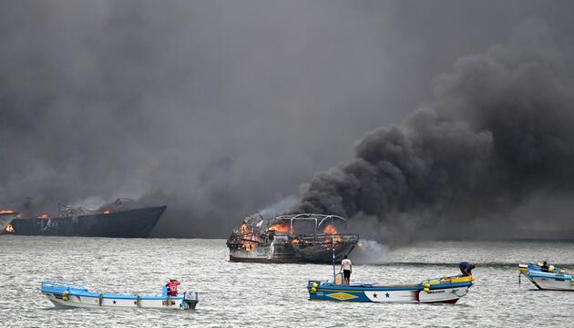 Explosion in Ecuador