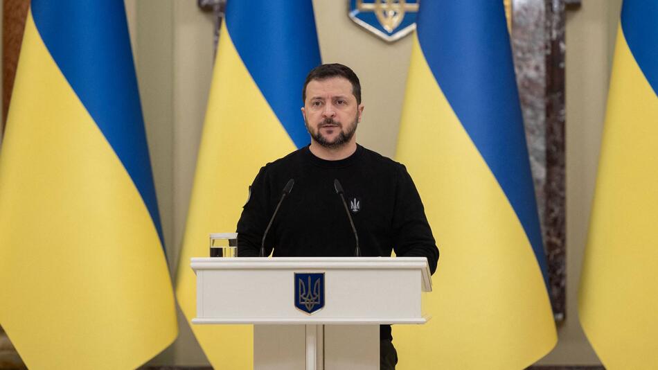 Der ukrainische Präsident Wolodymyr Selenskyj